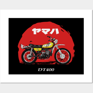 Yamaha DT400 Dark Edition Posters and Art